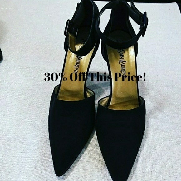 Yves Saint Laurent Shoes - YvesSaintLaurent black pointy Heels